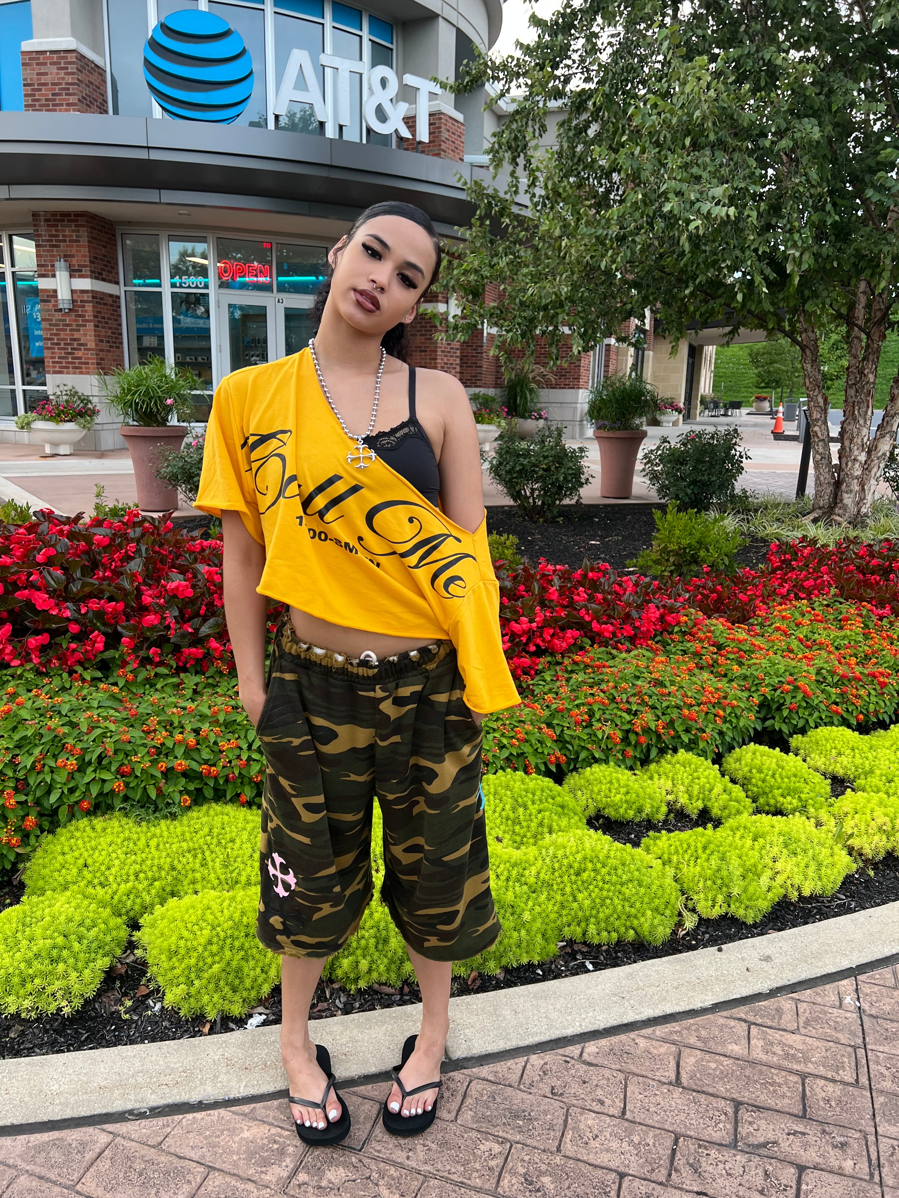 CAMO LOGO SHORTS